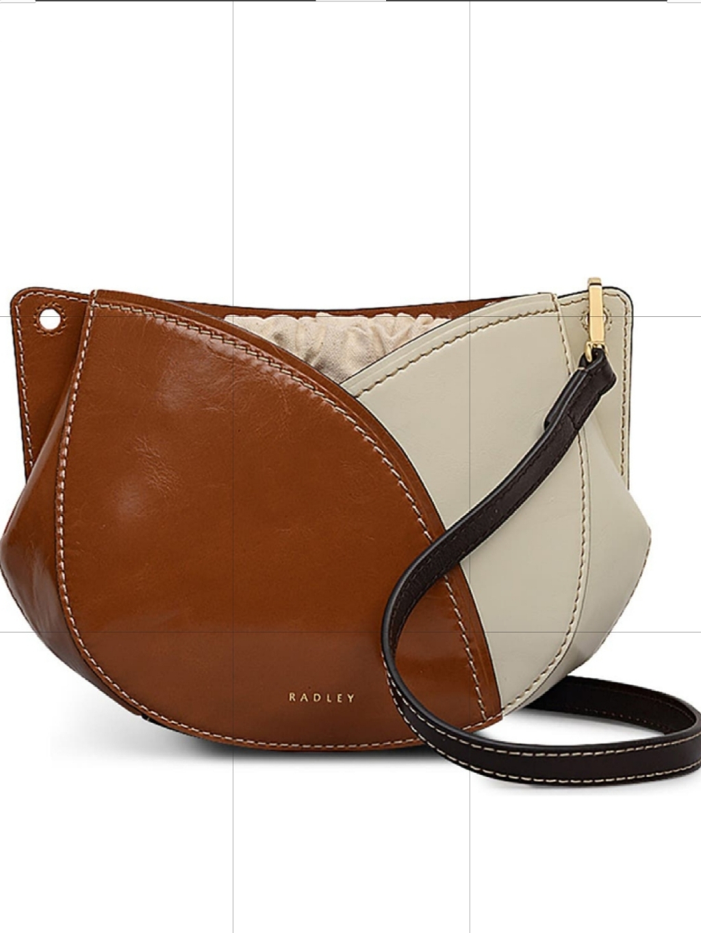 Radley London Bag Tan And Cream Leather Crossbody Bag